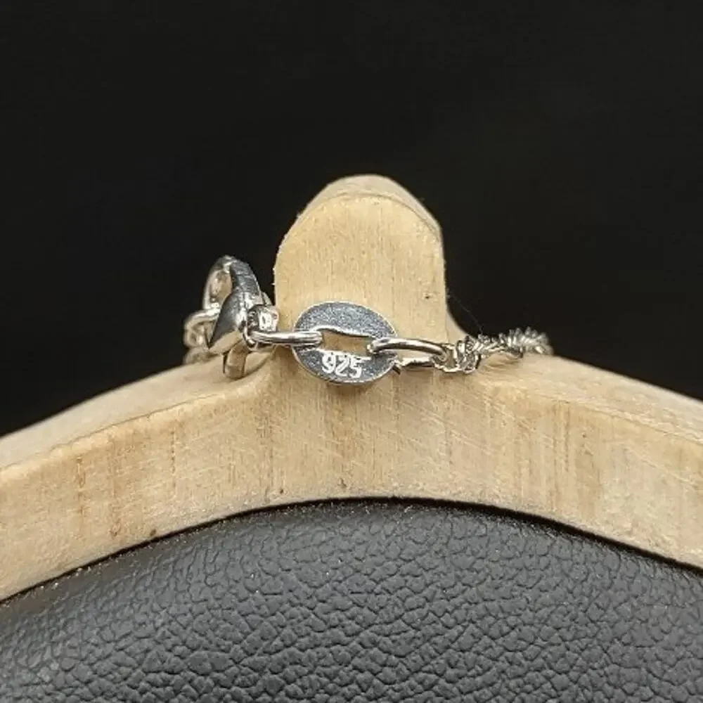 925 Silver Necklace CZ Red Ruby Cat Jewelry Women's Valentine's Birthday Gift